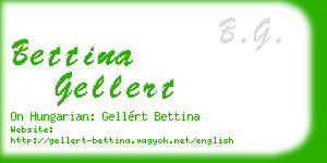 bettina gellert business card